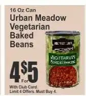 Key Food Urban Meadow Vegetarian Baked Beans offer