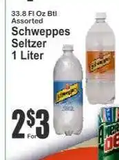 Key Food Schweppes Seltzer offer