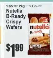 Key Food Nutella B-Ready Crispy Wafers offer