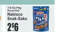 Key Food Nabisco Snak-Saks offer