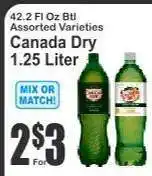 Key Food Canada Dry offer
