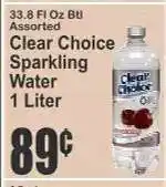 Key Food Clear Choice Sparkling Water offer