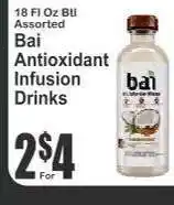 Key Food Bai Antioxidant Infusion Drinks offer
