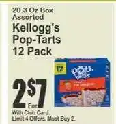 Key Food Kellogg's Pop-Tarts 12 Pack offer