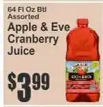 Key Food Apple & Eve Cranberry Juice offer