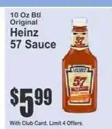 Key Food Heinz 57 Sauce offer