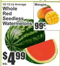 Key Food Whole Red Seedless Watermelons offer