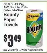 Key Food Bounty Paper Towels offer