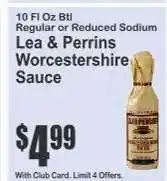 Key Food Lea & Perrins Worcestershire Sauce offer