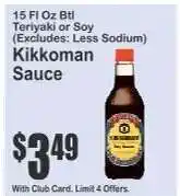 Key Food Kikkoman Sauce offer