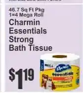 Key Food Charmin Essentials Strong Bath Tissue offer