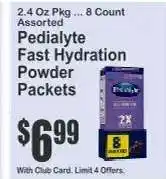 Key Food Pedialyte Fast Hydration Powder Packets offer