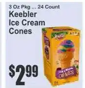 Key Food Keebler Ice Cream Cones offer