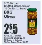 Key Food B&G Olives offer