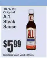 Key Food A. 1. Steak Sauce offer