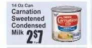 Key Food Carnation Sweetened Condensed Milk offer