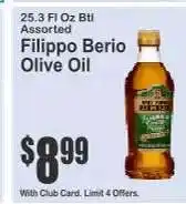 Key Food Filippo Berio Olive Oil offer