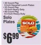 Key Food SOLO Plates offer