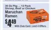 Key Food Maruchan Ramen offer