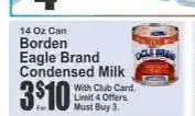 Key Food Borden Eagle Brand Condensed Milk offer
