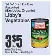 Key Food Libby's Vegetables offer
