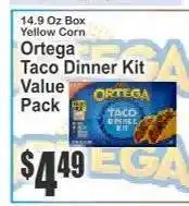 Key Food Ortega Taco Dinner Kit Value Pack offer
