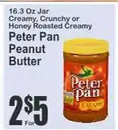 Key Food Peter Pan Peanut Butter offer