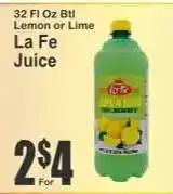 Key Food La Fe Juice offer