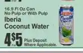 Key Food Iberia Coconut Water offer
