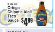 Key Food Ortega Chipotle Aioli Taco Sauce offer