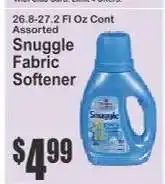 Key Food Snuggle Fabric Softener offer