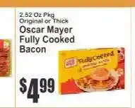 Key Food Oscar Mayer Fully Cooked Bacon offer