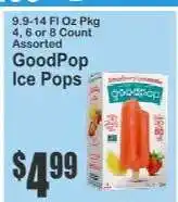 Key Food GoodPop Ice Pops offer