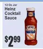 Key Food Heinz Cocktail Sauce offer