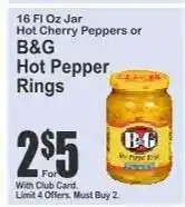 Key Food B&G Hot Pepper Rings offer