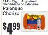 Key Food Palenque Chorizo offer