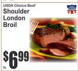 Key Food USDA Choice Beef Shoulder London Broil offer