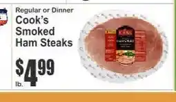 Key Food Cook's Smoked Ham Steaks offer