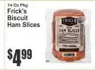 Key Food Frick's Biscuit Ham Slices offer