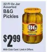 Key Food B&G Pickles offer