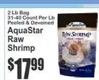 Key Food AquaStar Raw Shrimp offer