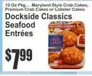 Key Food Dockside Classics Seafood Entrées offer