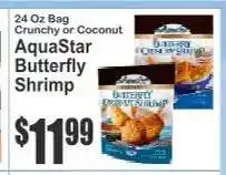 Key Food AquaStar Butterfly Shrimp offer