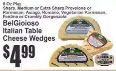 Key Food BelGioioso Italian Table Cheese Wedges offer