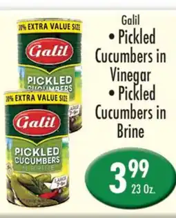 Garden Fresh Market Galil Pickled Cucumbers in Vinegar • Pickled Cucumbers in Brine offer