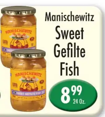 Garden Fresh Market Manischewitz Sweet Gefilte Fish offer