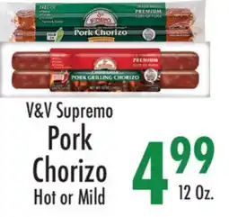 Garden Fresh Market V&V Supremo Pork Chorizo offer
