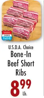 Garden Fresh Market U.S.D.A. Choice Bone-In Beef Short Ribs offer