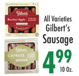 Garden Fresh Market All Varieties Gilbert's Sausage offer