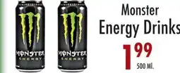 Garden Fresh Market Monster Energy Drinks offer